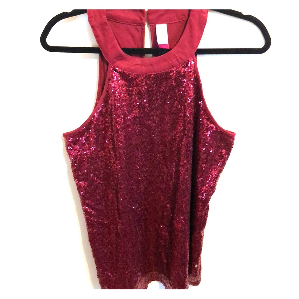 No Boundaries Sequin blouse